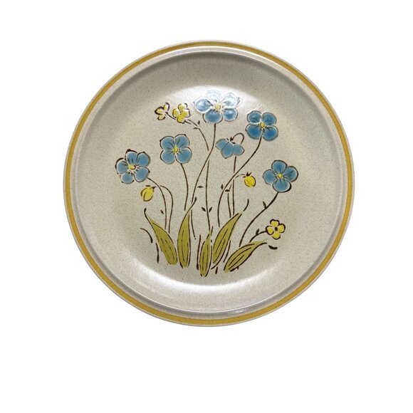Hearthside Garden Festival Hand-Painted Stoneware Plates Set Of 3 10.5" - Picture 1 of 6